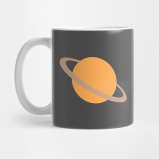 Planet Saturn Leans Right Mug